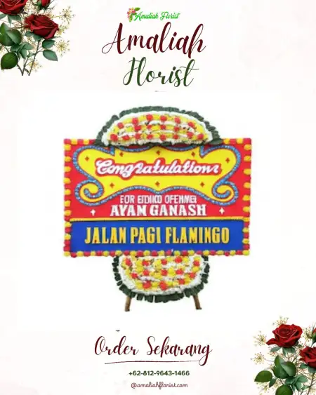 Sewa Papan Bunga Blingoh